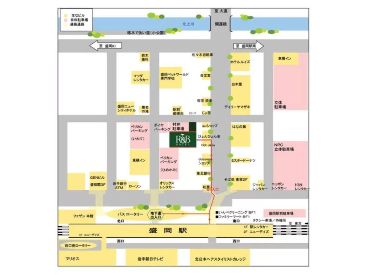 R&B Hotel Morioka Ekimae - Vacation Stay 13852V Bagian luar foto
